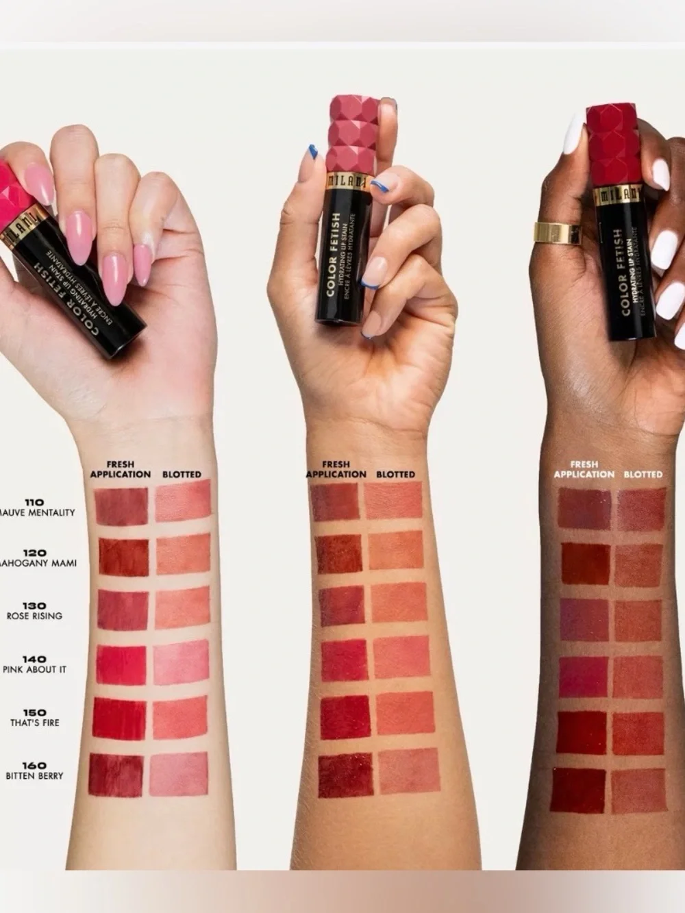 Milani Color Fetish Hydrating Lip Stain in Rose Rising